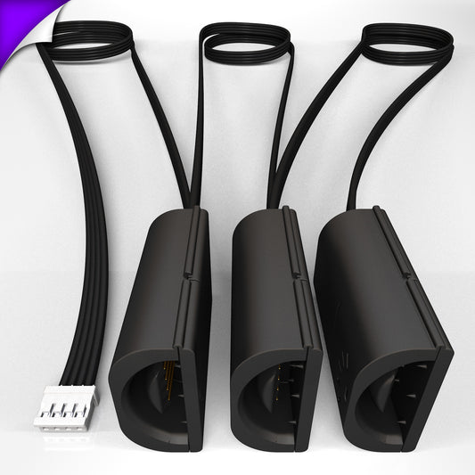 Flux - Parallel Cable | BLACK Multi Point Splitter 2,3,4+ way | in Meters