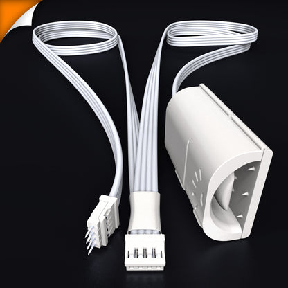 Flux - Splitter WHITE | CONTROL BOX > Starter & Extension | in Feet
