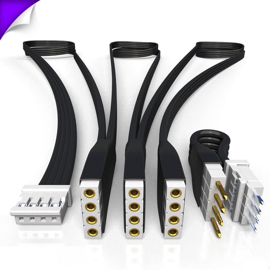Gradient - Parallel Cable | BLACK Multi Point Splitter 2,3,4+ way | in Feet