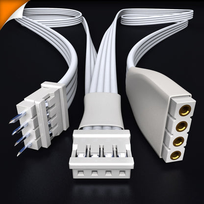 Gradient - Splitter WHITE | CONTROL BOX > Starter & Extension | in Feet