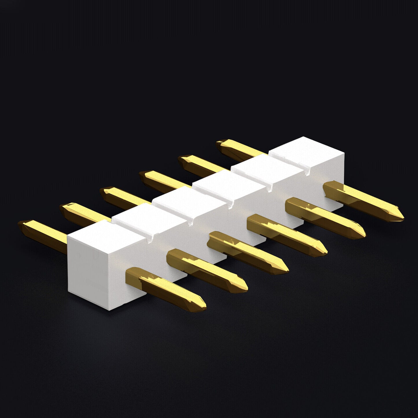Plus V2 & V3 - Pin Strip | Male 6 Pin Single PCB