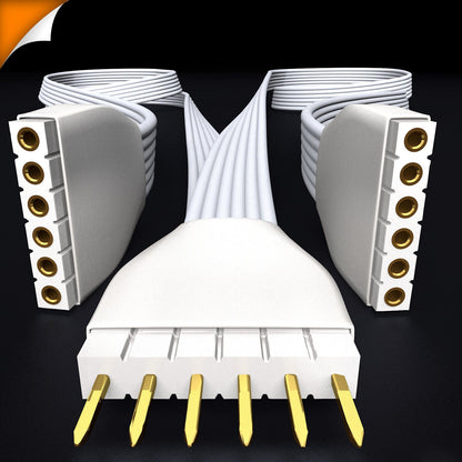 Plus V2 & V3 - Splitter WHITE | LIGHTSTRIP > Extension & Extension | in Feet