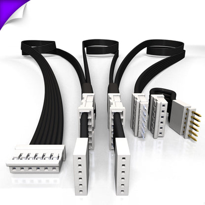 Plus V4 - Parallel Cable | BLACK Multi Point Splitter 3,4,5,6,7,8+ way | in Meters